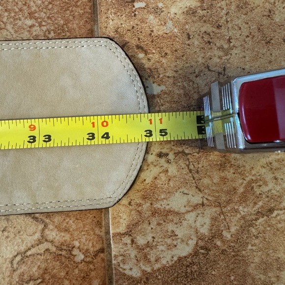 BANANA REPUBLIC LEATHER WOVEN WIDE BELT SIZE XS - Picture 11 of 11